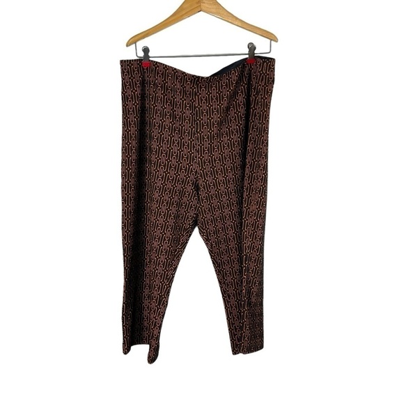 DOLAN x ANTHROPOLOGIE Dulcea Cropped Flare Printed Pants - Picture 3 of 8